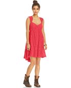 Free People Lace Babydoll Dress - Lyst