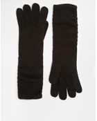 Asos Long Gloves in Super Soft Knit - Lyst