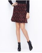 Ann Taylor Tall Textured Tweed Flounce Skirt - Lyst