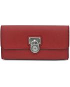 Michael Kors Hamilton Flap Wallet - Lyst