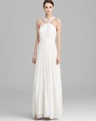 Laundry By Shelli Segal Gown - Shimmer Gathered Bodice - Lyst