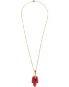 Alexander McQueen Punk Skull Pendant Necklace - Lyst