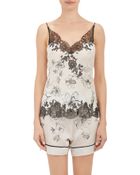 Carine Gilson Aurelia Floral Silk Camisole - Lyst