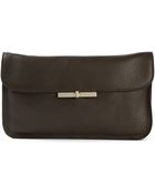 L'Autre Chose Flap Twist Lock Fastening Clutch - Lyst