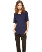 10 Crosby Derek Lam Open Back Tee - Lyst