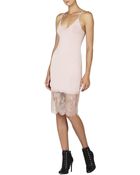 BCBGMAXAZRIA Bridgett Lace-Trim Tank Dress - Lyst