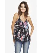 Express Floral Print Trapeze Cami - Lyst
