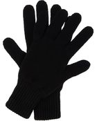 Hawick Cortina Black Cashmere Gloves - Lyst
