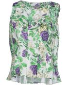 Zac Posen Top - Lyst