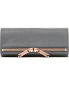 Ted Baker Clutch Malicho Large Zip - Lyst