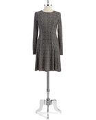 MICHAEL Michael Kors Miter Patterned Dress - Lyst