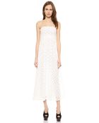 Jean Paul Gaultier Strapless Dress - White - Lyst