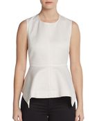 Elizabeth And James Yumi Jacquard Peplum Top - Lyst