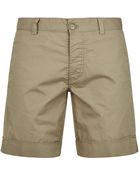 Armani Jeans Slim Cotton Shorts - Lyst