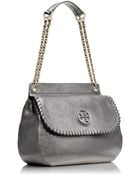 Tory Burch Marion Saddlebag - Lyst
