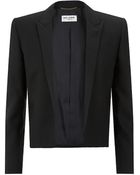Saint Laurent Le Smoking Bolero Jacket - Lyst