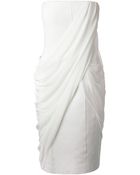 Givenchy Draped Front Dress - Lyst