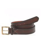 Tommy Hilfiger Triple Stitch Leather Belt - Lyst