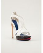 Alexander McQueen Armadillo Sandals - Lyst