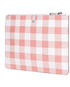 Brooks Brothers Leather Gingham Clutch - Lyst