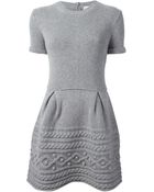RED Valentino Knitted Dress - Lyst