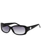 MICHAEL Michael Kors Women'S Rectangle Black Sunglasses - Lyst