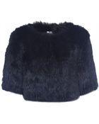 Yves Salomon Ombre Short Jacket - Lyst