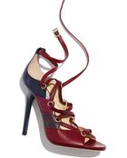 Jimmy Choo Linger Napa Lace-up Sandal - Lyst