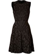 Roberto Cavalli Wool Blend Intarisa Knit Dress - Lyst