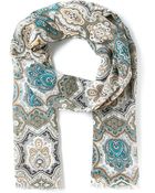 Etro Printed Scarf - Lyst