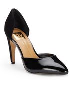Dv By Dolce Vita Pamona Mixed-Media Cutout Pumps - Lyst