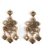 Oscar de la Renta Chandelier Earrings - Lyst