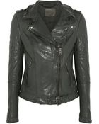 Muubaa Nido Leather Biker Jacket - Lyst