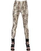 Emanuel Ungaro Tiger Printed Stretch Cady Leggings - Lyst