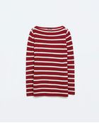 Zara Striped Sweater - Lyst
