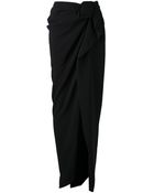 Lanvin Long Bow Skirt - Lyst