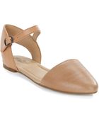 Lucky Brand Abbee Leather Flats - Lyst
