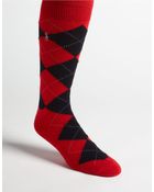 Polo Ralph Lauren Cashmere Blend Argyle Socks - Lyst