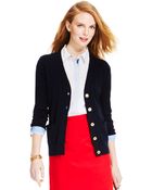 Tommy Hilfiger V-Neck Cardigan - Lyst