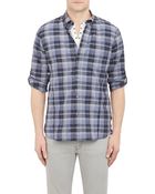 John Varvatos Star Usa Plaid Shirt - Lyst