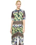 Clover Canyon Floral Collage Collared Shirt - Yellow - Lyst