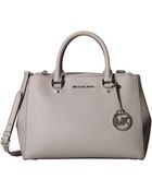 MICHAEL Michael Kors Sutton Medium Satchel - Lyst