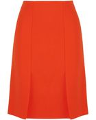 Fendi Cotton-Crepe Skirt - Lyst