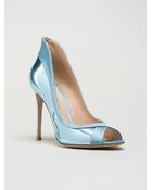 Gianvito Rossi Peep Toe 'Ellipsis' Pump - Lyst
