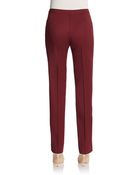 Lafayette 148 New York Slim Wool Ankle Pants - Lyst