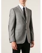 Canali Prince Of Wales Check Blazer - Lyst