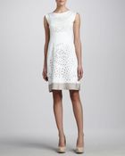 Lafayette 148 New York Elle Embellished Cutout Dress - Lyst