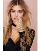 Nasty Gal Jackpot Chain Hand Piece - Lyst
