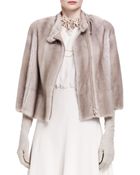 Brunello Cucinelli Braceletsleeve Mink Fur Jacket - Lyst