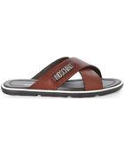 Moschino Brown Sandals - Lyst